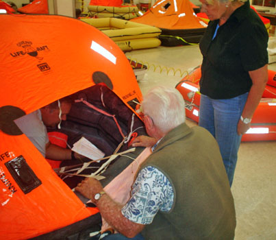 Life raft service and sales